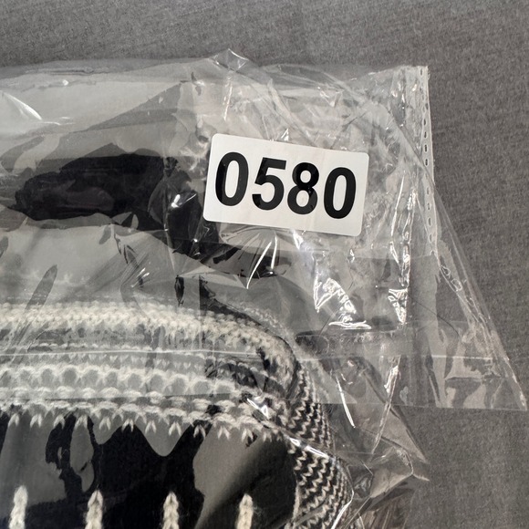 Talbots Cardigan Women L Lambswool Black Fair Isle Shawl Collar Casual Office - Picture 8 of 9